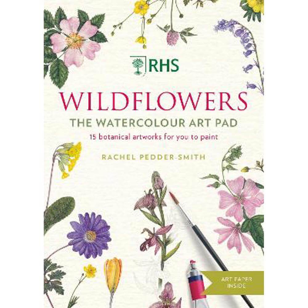RHS Wildflowers Watercolour Art Pad (Paperback) - Rachel Pedder-Smith